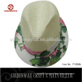 wide brim straw fedora hat